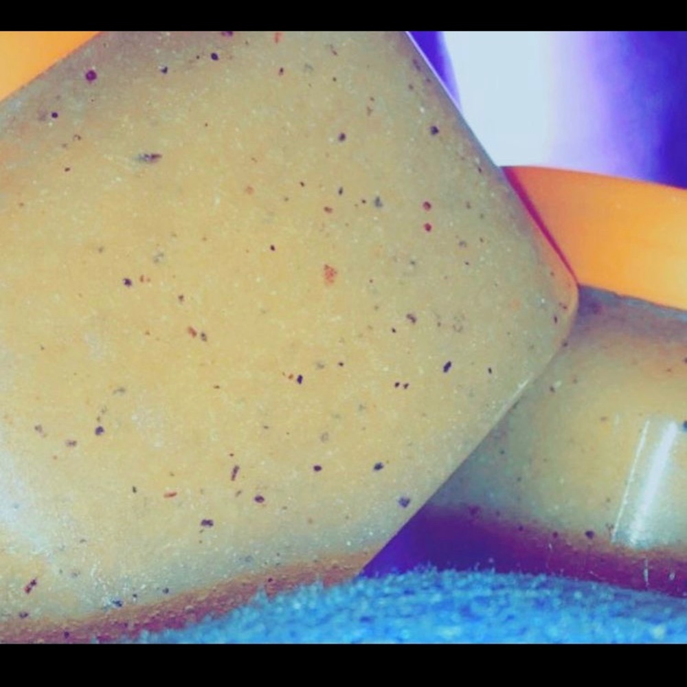 Cocoa bean coffee shower scrub